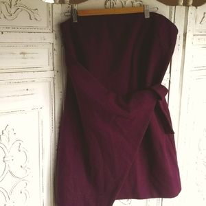 🎉HP🎉 NWT Kate Spade Saturday Plum Purple Strapless Dress